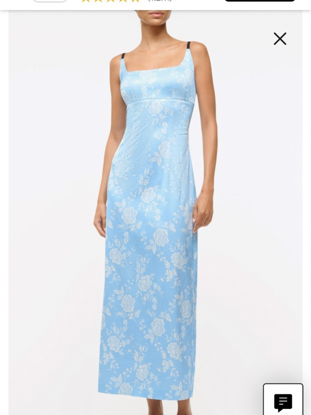 Staud gorgeous blue midi dress brand new - Picture 4 of 5